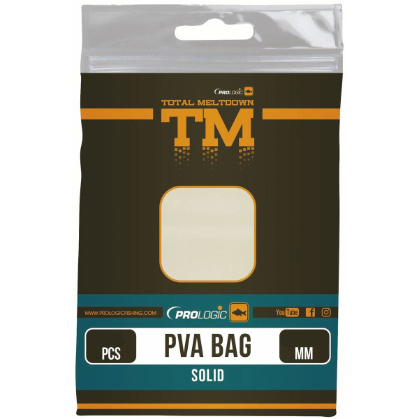 ПВА пакет Prologic TM PVA Solid Bullet Bag W/Tape 15pcs 55X120mm