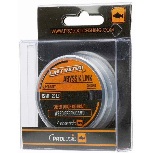 Prologic Abyss K-Link 15m 20lbs Leader Material