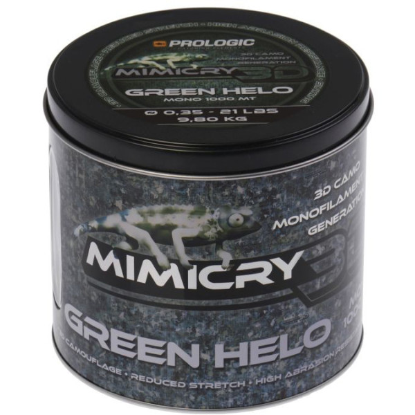 Лісочка Prologic Mimicry Green Helo 1000m 13lbs 6.2kg 0.28mm