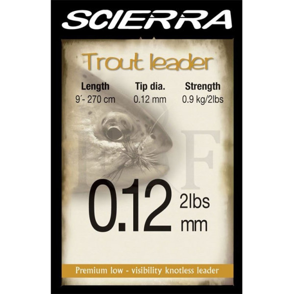 Scierra Trout 9' 2.7m 0.14mm 3lb Line