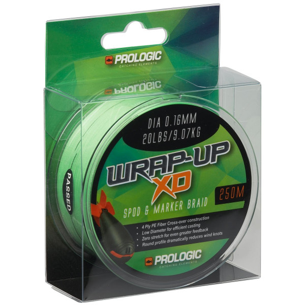 Cord Prologic Wrap-Up XD - Spod & Marker Braid Extra Distance 0.16mm 20lbs/9.07kg 250m