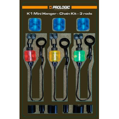 Набір свінгерів Prologic K1 Mini Hanger - Chain Kits 3 rod red/yellow/green/blue