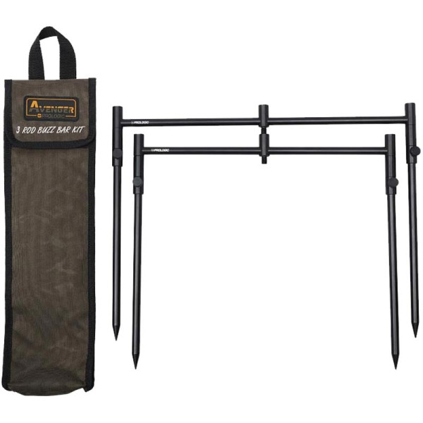 Бузбар Prologic Avenger 3 Rod Buzz Bar Kit & Carrycase 20-34cm 0.537kg