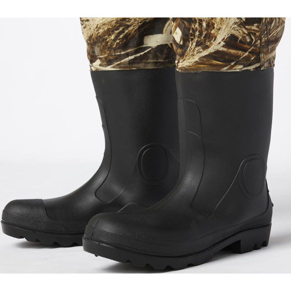 Prologic Max5 Taslan Chest Wader Bootfoot Cleated XXL 46/47-11/12 sizes 61cm x 97cm x 154.5cm c:camo