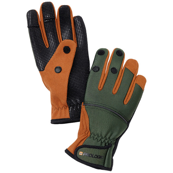 Prologic Neoprene Grip Gloves L Green/Black