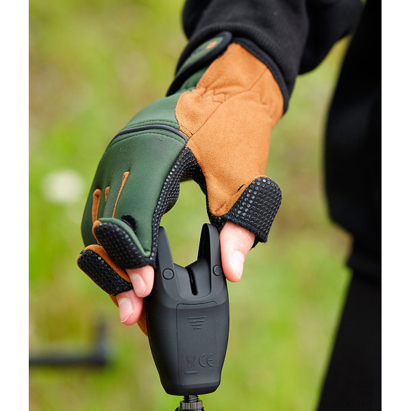 Prologic Neoprene Grip Gloves XL Green/Black
