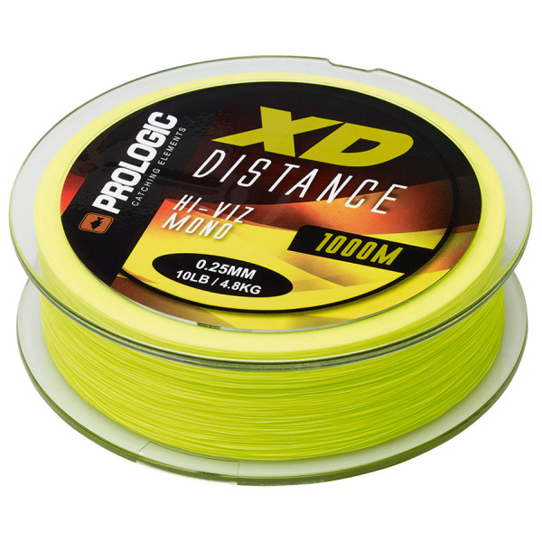 Лісочка Prologic XD Distance Mono 1000M 0.35Mm 8.10kg 18Lb Hi-Viz Yellow