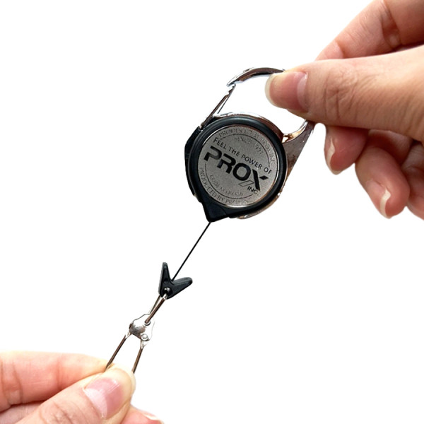 Retriever Prox Carabiner Pin On Reel silver