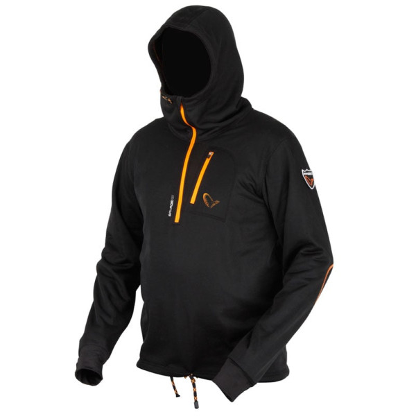 Реглан Savage Gear Hoodie Pullover M M Black