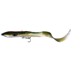 Wobbler Savage Gear 3D Hard Eel Tail Bait 170SS 170mm 40.0g #10 Green Silver