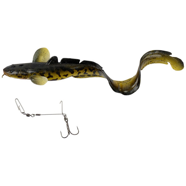 Savage Gear 3D Burbot FS Silicone 250mm 75g 04-Golden AMB (individual)