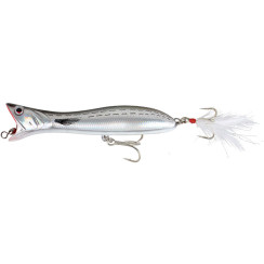 Wobbler Savage Gear Panic Popper 105 10.5cm 22g 01-Dirty Silver Mullet
