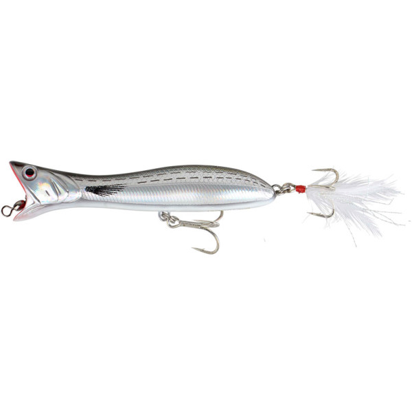 Wobbler Savage Gear Panic Popper 105 10.5cm 22g 01-Dirty Silver Mullet