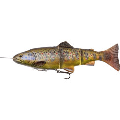 Силікон Savage Gear 4D Line Thru Trout SS 200mm 93.0g #03 Dark Brown Trout (поштучно)