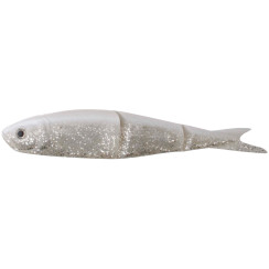 Силікон Savage Gear Soft 4Play Loose Body 80mm 4.0g Swim&Jerk #40 Pearl Silver (4 шт + джиг)