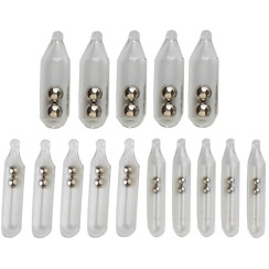 Savage Gear Glass Rattle Kit S, M, and L (5 pieces per set)
