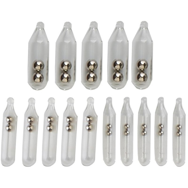 Savage Gear Glass Rattle Kit S, M, and L (5 pieces per set)