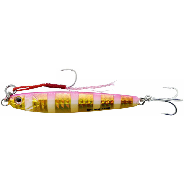 Пілкер Savage Gear 3D Slim Minnow Jig 54mm 8.0g Gold Pink Zebra