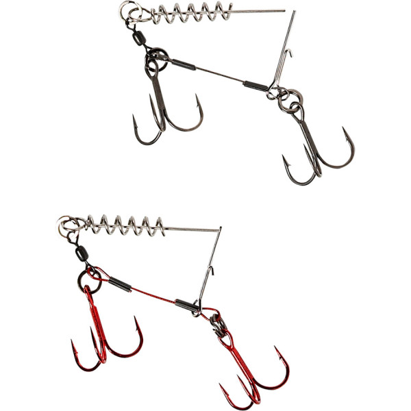 Savage Gear Carbon49 Corkscrew Stinger 2x#2/0 31kg (2 pcs/pack)