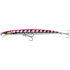 Воблер Gear Sandeel Jerk Minnow S 145mm 17.0g Pink Barracuda PHP