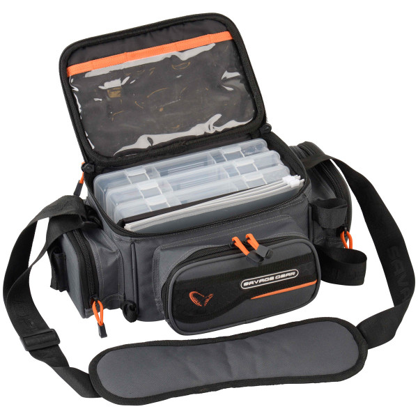 Сумка Savage Gear System Box Bag S 3 Boxes & PP Bags (15x36x23cm)