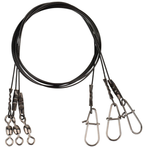 Leash Savage Gear Black7 Trace 50cm 0.60mm 25kg (2 pcs/pack)