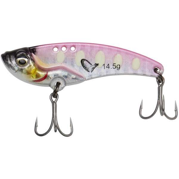 Cicada Savage Gear Vib Blade SW 35mm 4.0g Pink Glow Dot