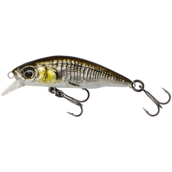 Wobbler Savage Gear 3D Sticklebait Twitch S 45mm 4.0g Ayu Green Silver