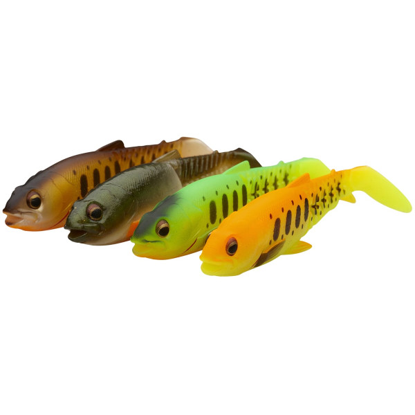 Силікон Savage Gear LB Cannibal Shad 125mm 20.0g Olive Hot Orange (Поштучно)