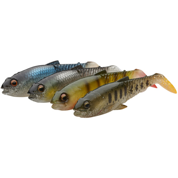 Силікон Savage Gear Craft Cannibal Paddletail Clear Water 65mm 4.0g Mix (4 шт/уп)