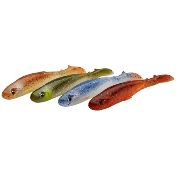 Силікон Savage Gear Slender Scoop Shad 90мм 4.0g Clear Water Mix (4 шт/уп)