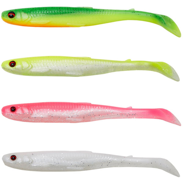 Силікон Savage Gear Slender Scoop Shad 90мм 4.0g Dark Water Mix (4 шт/уп)