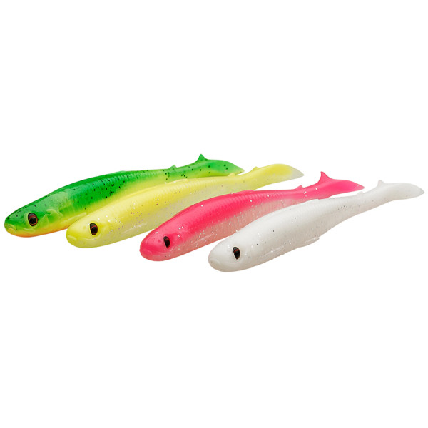 Силікон Savage Gear Slender Scoop Shad 90мм 4.0g Dark Water Mix (4 шт/уп)