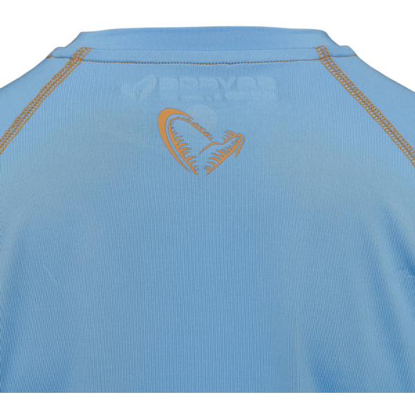 Raglan Savage Gear Aqua UV Long Sleeve Tee L color: bonnie blue