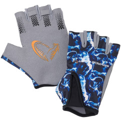 Рукавички Savage Gear Marine Half Glove XL ц: sea blue
