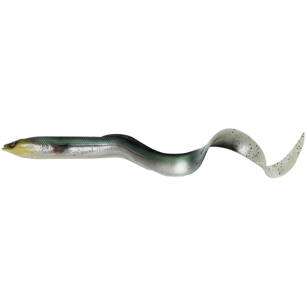 Силікон Savage Gear 3D Real Eel Loose Body 150мм 12.0g Green Silver (поштучно)