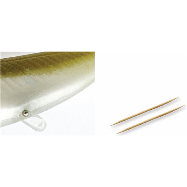 Силікон Savage Gear Savage WL 100mm 16.0g Sinking White Pearl Silver (2+1 шт/уп)