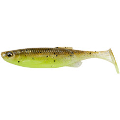 Savage Gear Fat Minnow T-Tail Silicone 75mm 5.0g Green Pearl Yellow (individual)