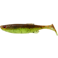 Silicone Savage Gear Fat Minnow T-Tail 75mm 5.0g Chartreuse Pumpkin (piece)