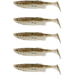 Силикон Savage Gear Fat Minnow T-Tail 75mm 5.0g Holo Baitfish (5 шт/уп)