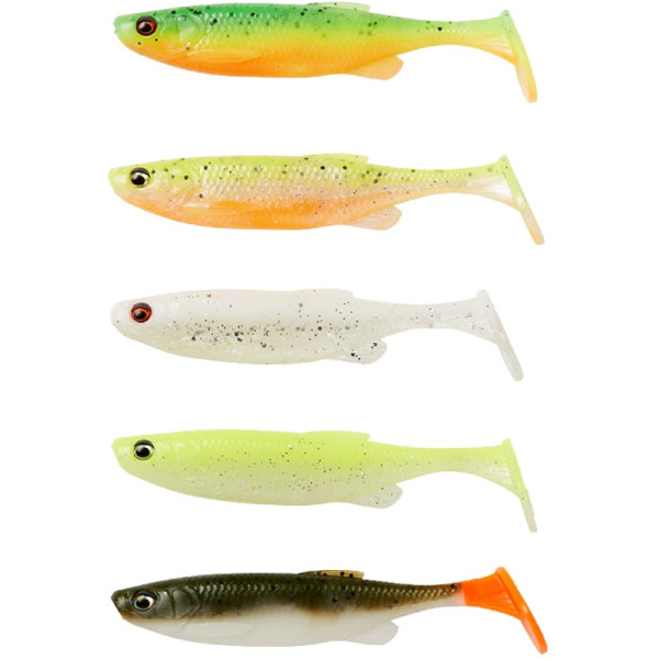 Силікон Savage Gear Fat Minnow T-Tail 130мм 20.0g Darkwater Mix (5 шт/уп)