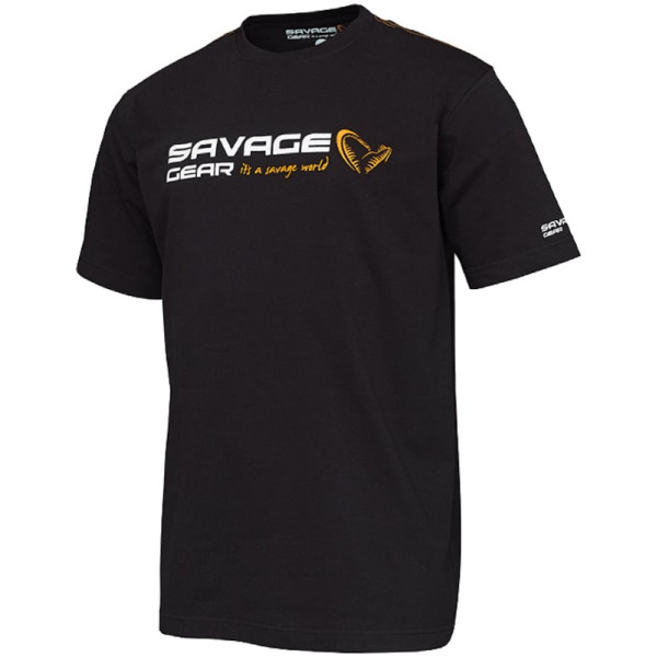 Savage Gear Signature Logo T-Shirt XXL (black ink)