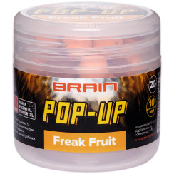 Brain Pop-Up F1 Freak Fruit Boilies (Orange/Squid) 10mm 20g