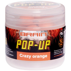 Boilies Brain Pop-Up F1 Crazy Orange (orange) 8mm 20g