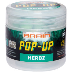 Brain Pop-Up F1 HERBZ (mint and garlic) boilies, 8mm, 20g