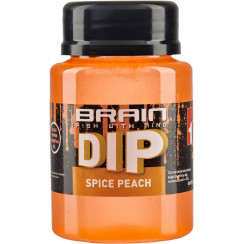 Brain F1 Spice Peach Boilie Dip (100ml)