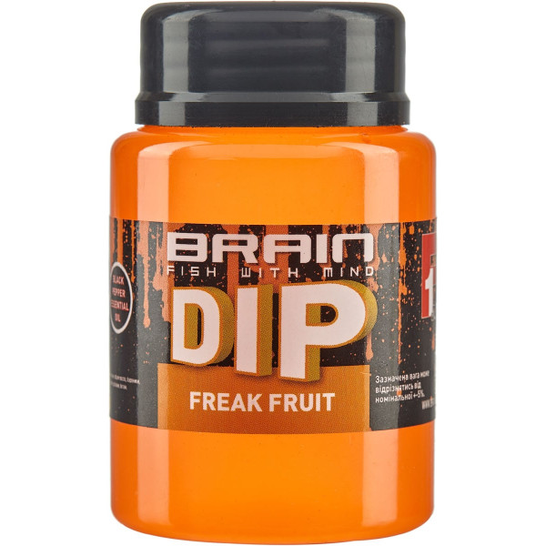 Dip for boilies Brain F1 Freak Fruit (orange/squid) 100ml