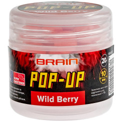 Brain Pop-Up F1 Wild Berry Boilies (Strawberry) 10mm 20g