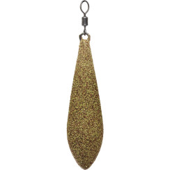 Грузило Brain Long Cast текстурное покрытие "Muddy Green" 90g