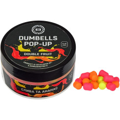 Brain Dumbells Pop-Up Double Fruit (Plum and Pineapple) 6x10mm 34g